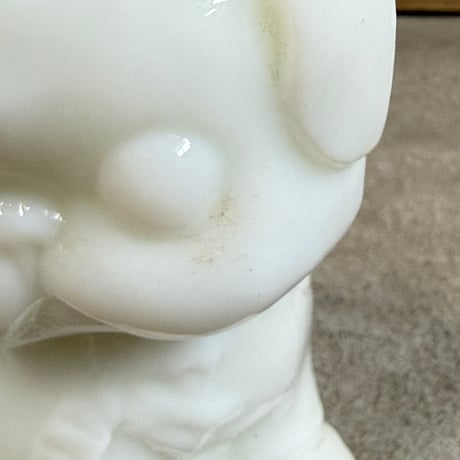 Milk Glass Puppy
