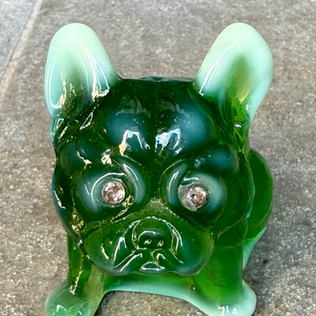 Westmoreland Glass Bulldog