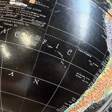 Black Ocean Globe