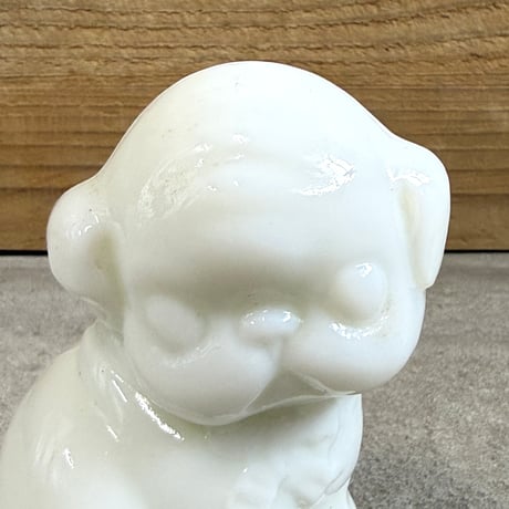 Milk Glass Puppy