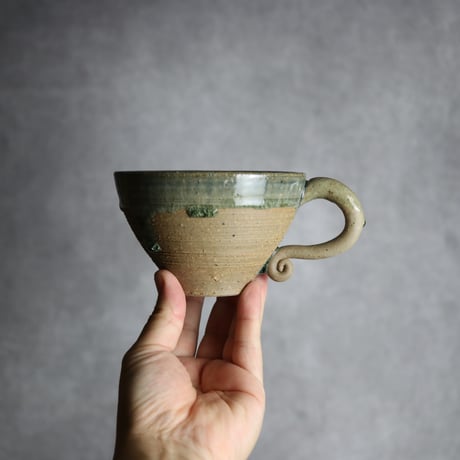 スープカップ2 灰釉 やちむん 陶器 仁陶器工房:7023037