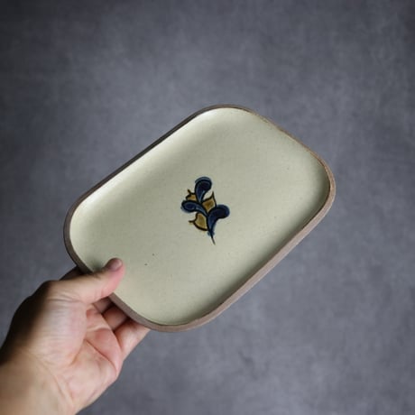 長角皿 中 息吹 陶器 一翠窯:7021002