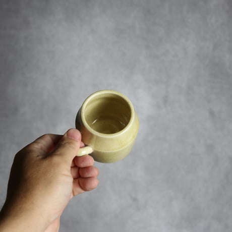木匙付きシュガーポット1 アイボリー やちむん 陶器 cerca:7025033