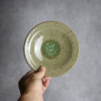 5寸リム皿1 灰釉 やちむん 陶器 仁陶器工房:7023016