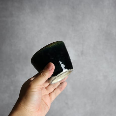 そば猪口1 呉須釉 やちむん 陶器 北窯 松田共司工房:7004031