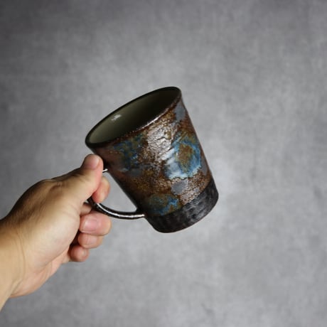 ビアマグ1 黒シリーズ やちむん 陶器 sui:7022008