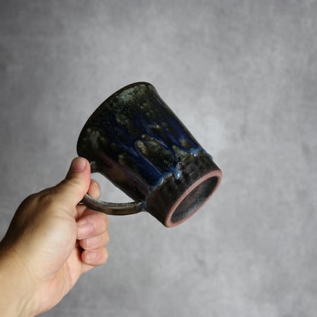 ビアマグ1 孔雀 やちむん 陶器 sui:7022047