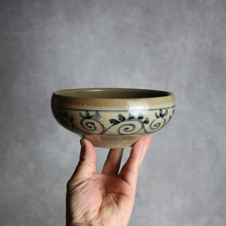 平鉢 小1 唐草 やちむん 陶器 仁陶器工房:7023085