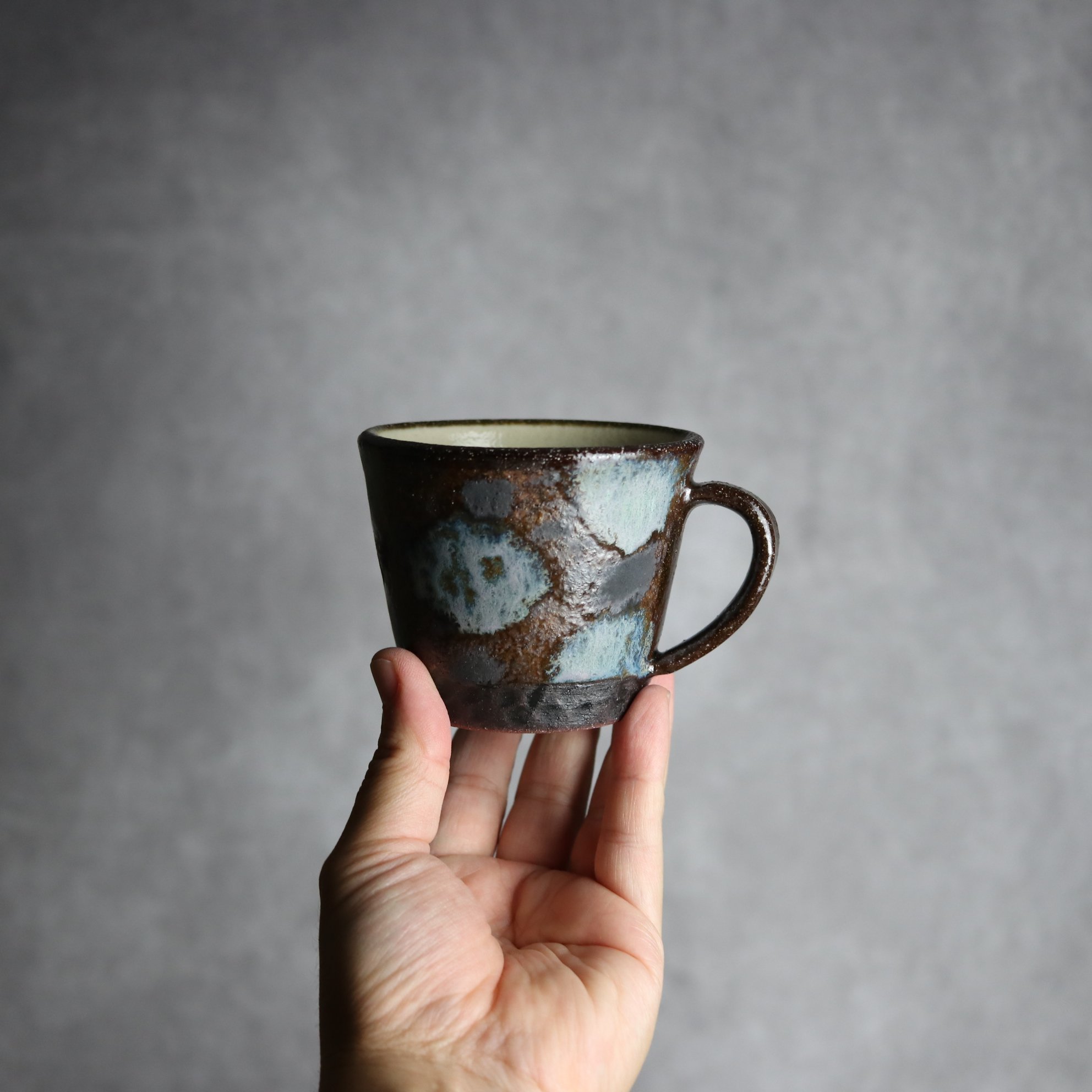 コーヒーカップ2 黒シリーズ やちむん 陶器 sui:7022007 | MADE IN OK