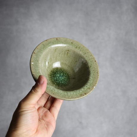 しのぎ小鉢 大2 灰釉 やちむん 陶器 仁陶器工房:7023078