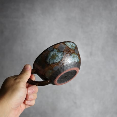 スープカップ2 黒シリーズ やちむん 陶器 sui:7022015