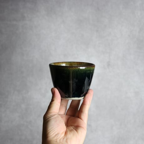 そば猪口1 呉須釉 やちむん 陶器 北窯 松田共司工房:7004031