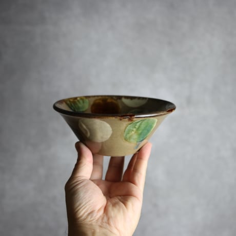 ストレート椀 貝紋5 やちむん 陶器 エドメ陶房:7201018