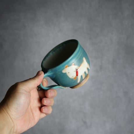丸マグ ヤギ6 やちむん 陶器 atelier qucchane:7026039