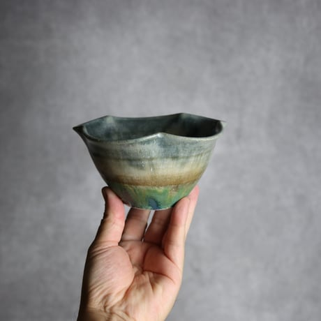 輪花鉢中1 やちむん 陶器 仁陶器工房:7023081