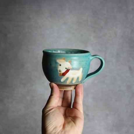 丸マグ ヤギ3 やちむん 陶器 atelier qucchane:7026039