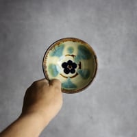 飯碗小1 梅花紋 やちむん 陶器 エドメ陶房:7201015