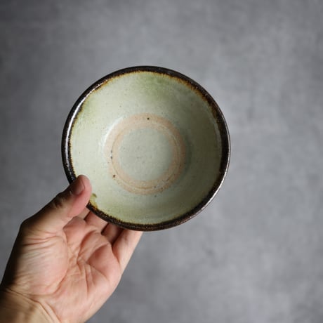 4寸マカイ1 三彩 点打 やちむん 陶器 榮一工房:7013034