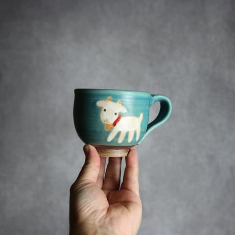 丸マグ ヤギ6 やちむん 陶器 atelier qucchane:7026039
