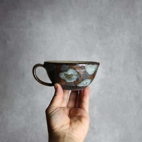 スープカップ1 黒シリーズ やちむん 陶器 sui:7022015