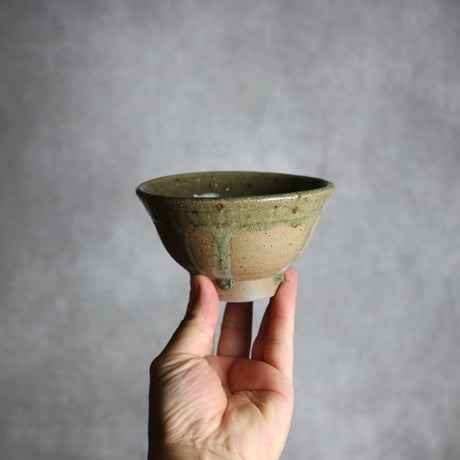 3.5寸マカイ2 灰釉 やちむん 陶器 仁陶器工房:7023008