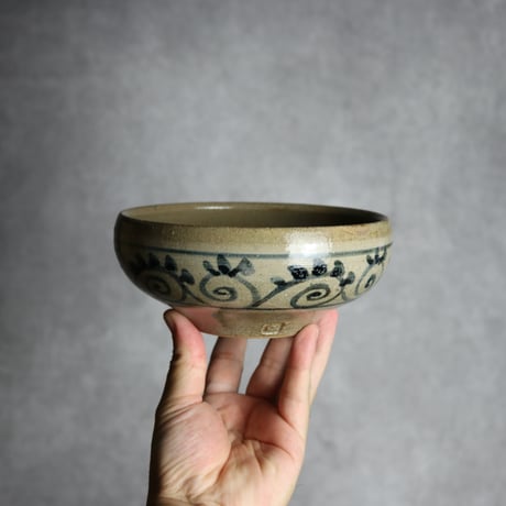 平鉢 小1 唐草 やちむん 陶器 仁陶器工房:7023085