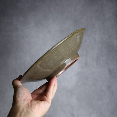 7寸皿1 三彩 点打 やちむん 陶器 漂窯:7010007