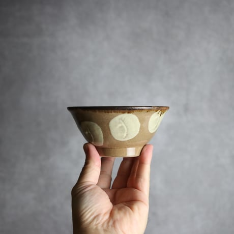 飯碗小1 花紋 やちむん 陶器 エドメ陶房:7201015