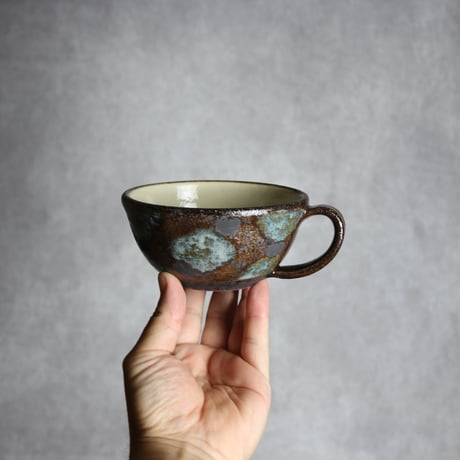 スープカップ1 黒シリーズ やちむん 陶器 sui:7022015