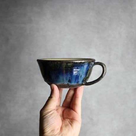 スープカップ1 孔雀 やちむん 陶器 sui:7022054