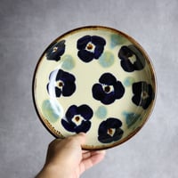 7寸鉢1 花紋 やちむん 陶器 エドメ陶房:7201026