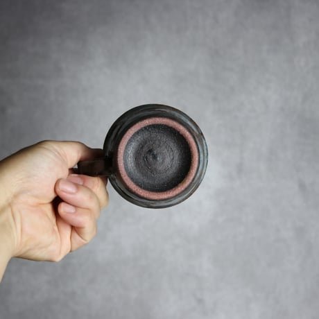 コーヒーカップ1 黒シリーズ やちむん 陶器 sui:7022007