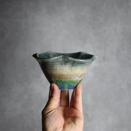 輪花鉢中2 やちむん 陶器 仁陶器工房:7023081