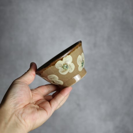 飯碗小1 梅花紋 やちむん 陶器 エドメ陶房:7201015