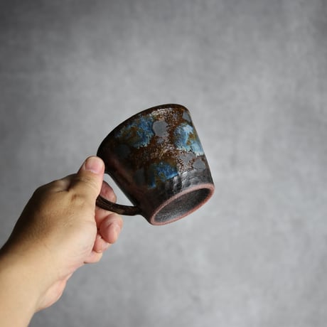 コーヒーカップ2 黒シリーズ やちむん 陶器 sui:7022007