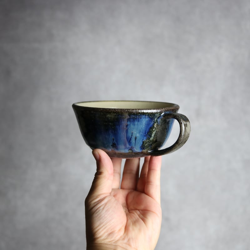 スープカップ1 孔雀 やちむん 陶器 sui:7022054 | MADE IN OKINAW