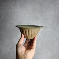 しのぎ小鉢 大2 灰釉 やちむん 陶器 仁陶器工房:7023078