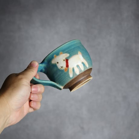 丸マグ ヤギ7 やちむん 陶器 atelier qucchane:7026039