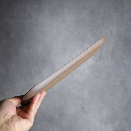 長角皿 長 ベントウ 飴 白 やちむん 陶器 一翠窯:7021004