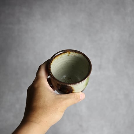 湯呑1 三彩 点打 やちむん 陶器 榮一工房:7013078