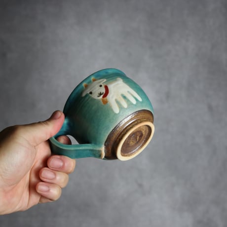 丸マグ ヤギ1 やちむん 陶器 atelier qucchane:7026039