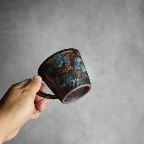コーヒーカップ2 黒シリーズ やちむん 陶器 sui:7022007