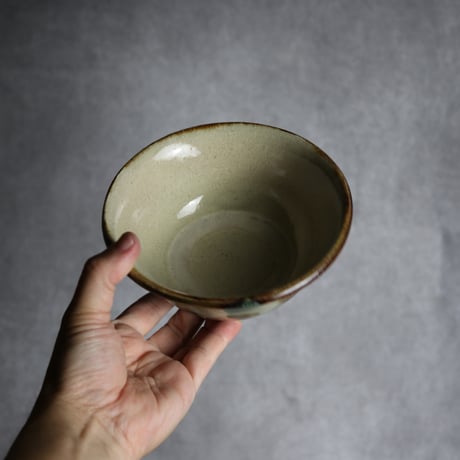 5寸マカイ1 三彩 点打 やちむん 陶器 北窯 松田共司工房:7004022