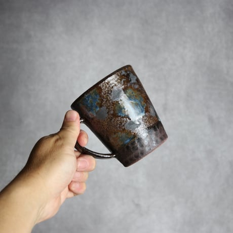 ビアマグ2 黒シリーズ やちむん 陶器 sui:7022008