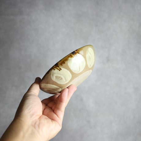 小鉢1 青丸紋 やちむん 陶器 エドメ陶房:7201001