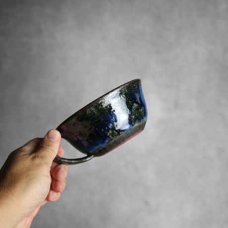 スープカップ1 孔雀 やちむん 陶器 sui:7022054