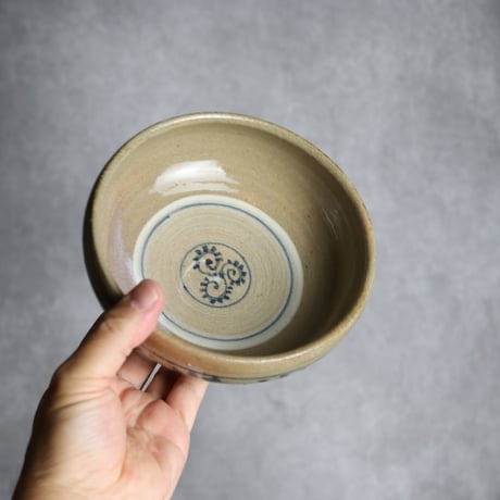 平鉢 小1 唐草 やちむん 陶器 仁陶器工房:7023085