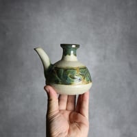 カラカラ1合1 三彩 線彫唐草 やちむん 陶器 榮一工房:7013091