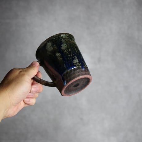 ビアマグ1 孔雀 やちむん 陶器 sui:7022047