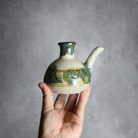 カラカラ1合2 三彩 線彫唐草 やちむん 陶器 榮一工房:7013091